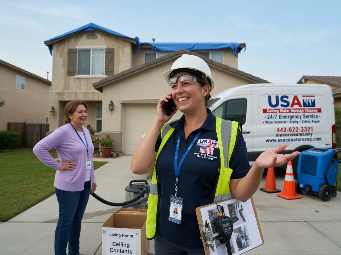 Ceiling Water Damage Restoration Olla, LA FAQs